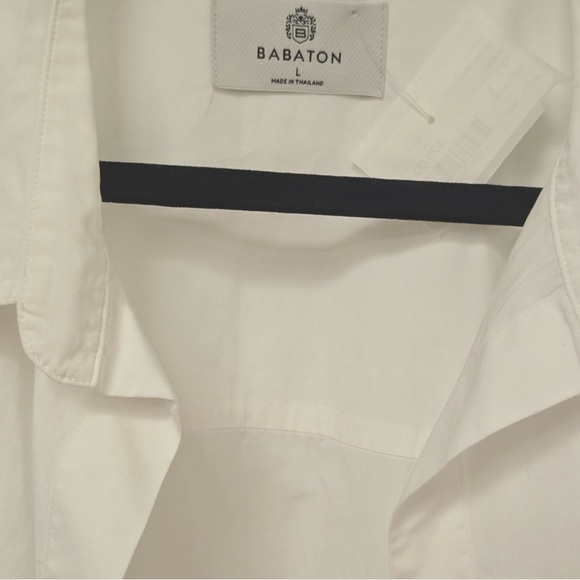 Babaton Classic White Button Down Shirt Cotton Poplin - Picture 5 of 5